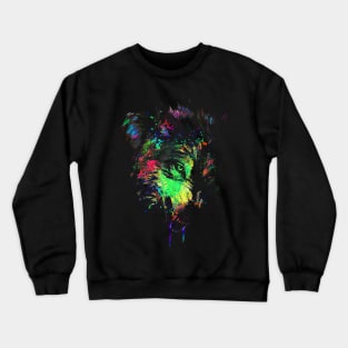 Technicolor Wolves Crewneck Sweatshirt